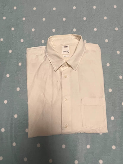 visvim Cream Shirt with Dark Sleeves