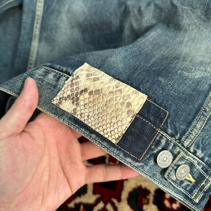 visvim 11aw 101 yellow mud denim jacket