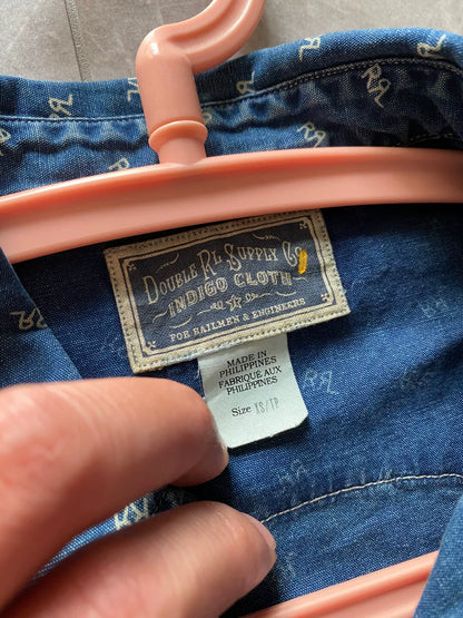 RRL Blue Dye Long Sleeve Shirt