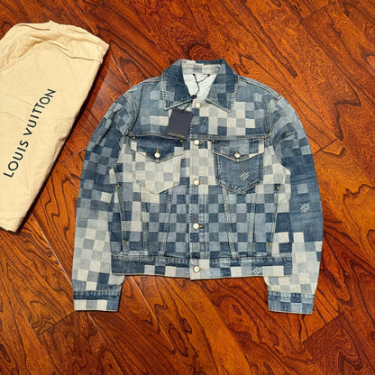 louis vuitton blue denim jacket 2024
