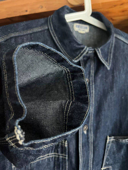 limited edition iron-buttoned denim shirt