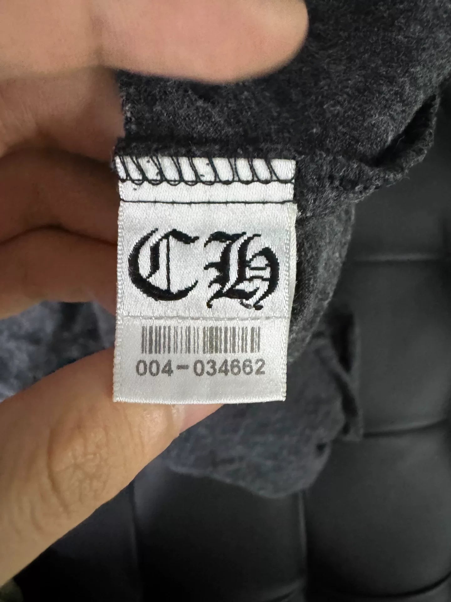 Chrome Hearts Gray T-bar Half Sleeve T-shirt