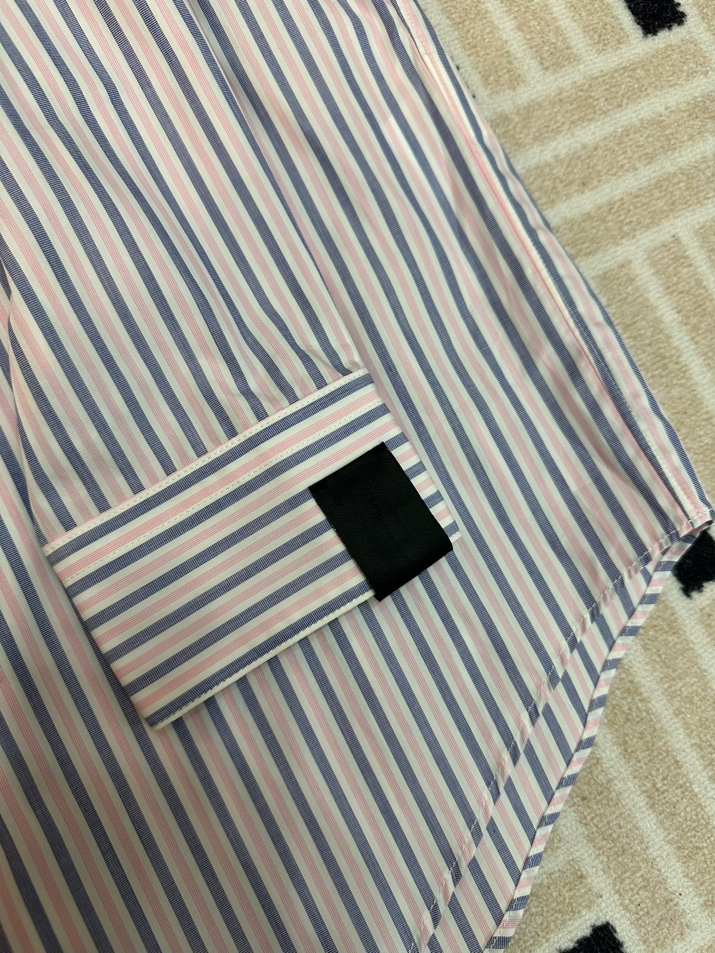 N.HOOLYWOOD x THOMAS MASON Pink Stripe Shirt