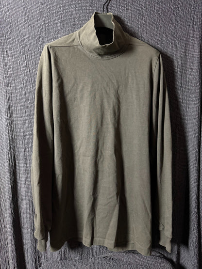 Rick Owens Dark Dust Turtleneck Long Sleeve Shirt