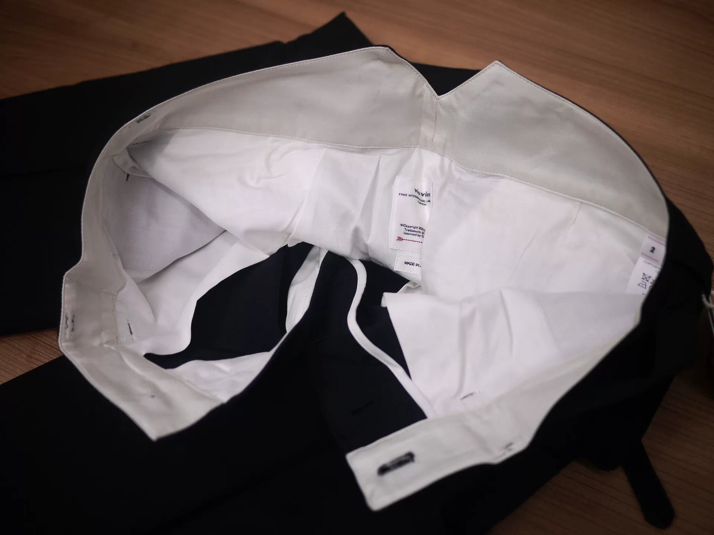 visvim hakama pants in black size 2