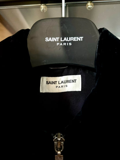 black velvet star embellishment jacket