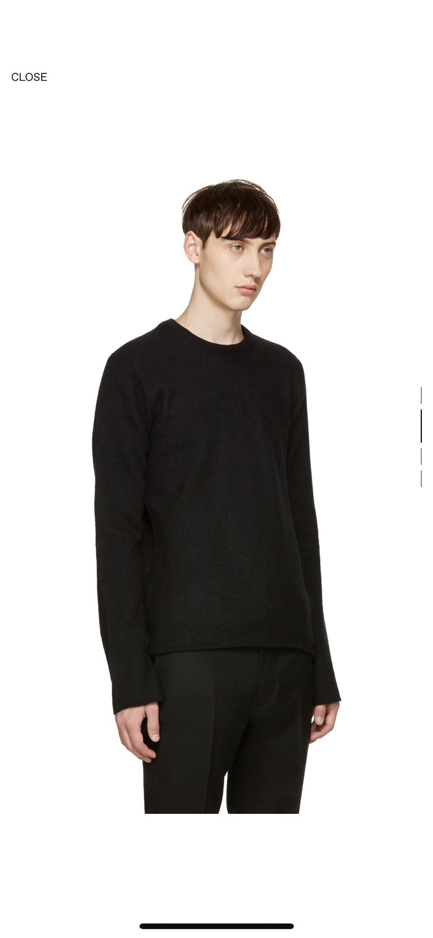 Comme Des Garcons Oversized Felted Sweater