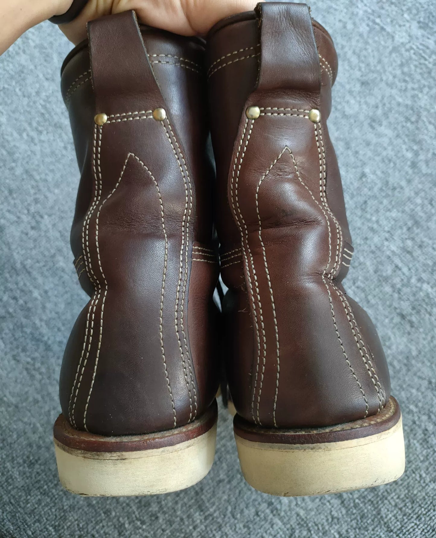 RRL Brunel Leather Work Boot