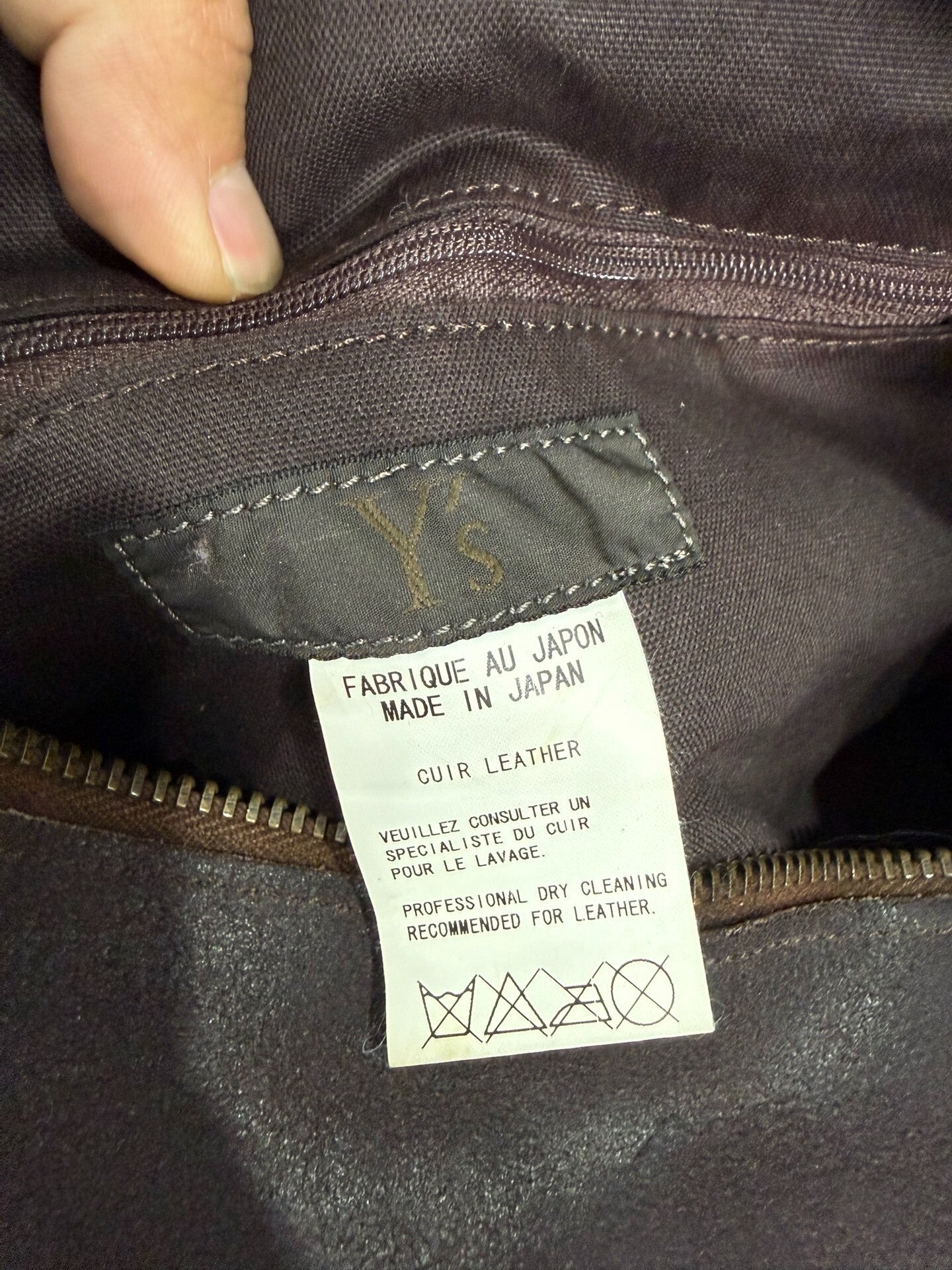 Yohji Yamamoto Y's Boston Bag