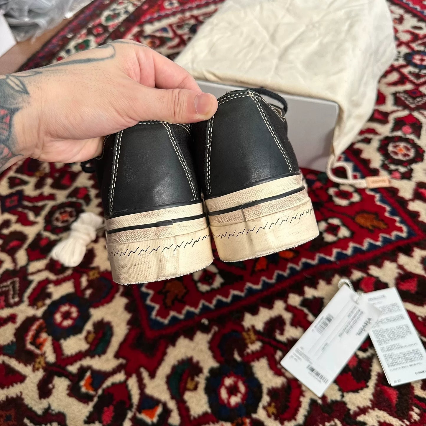 visvim 22aw skagway canvas shoes size 11