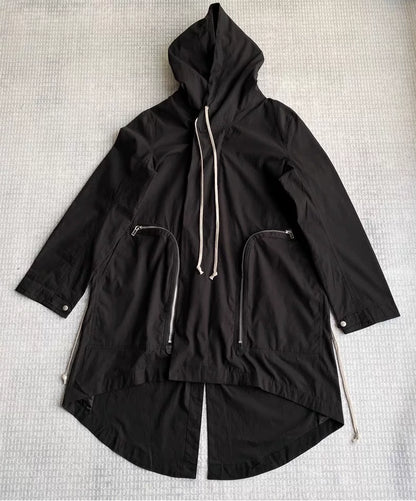 Rick Owens Hooded Long Coat