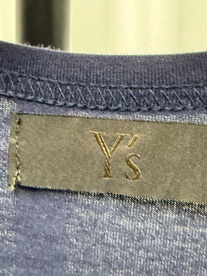 yohji yamamoto men's painted flower long sleeve shirt