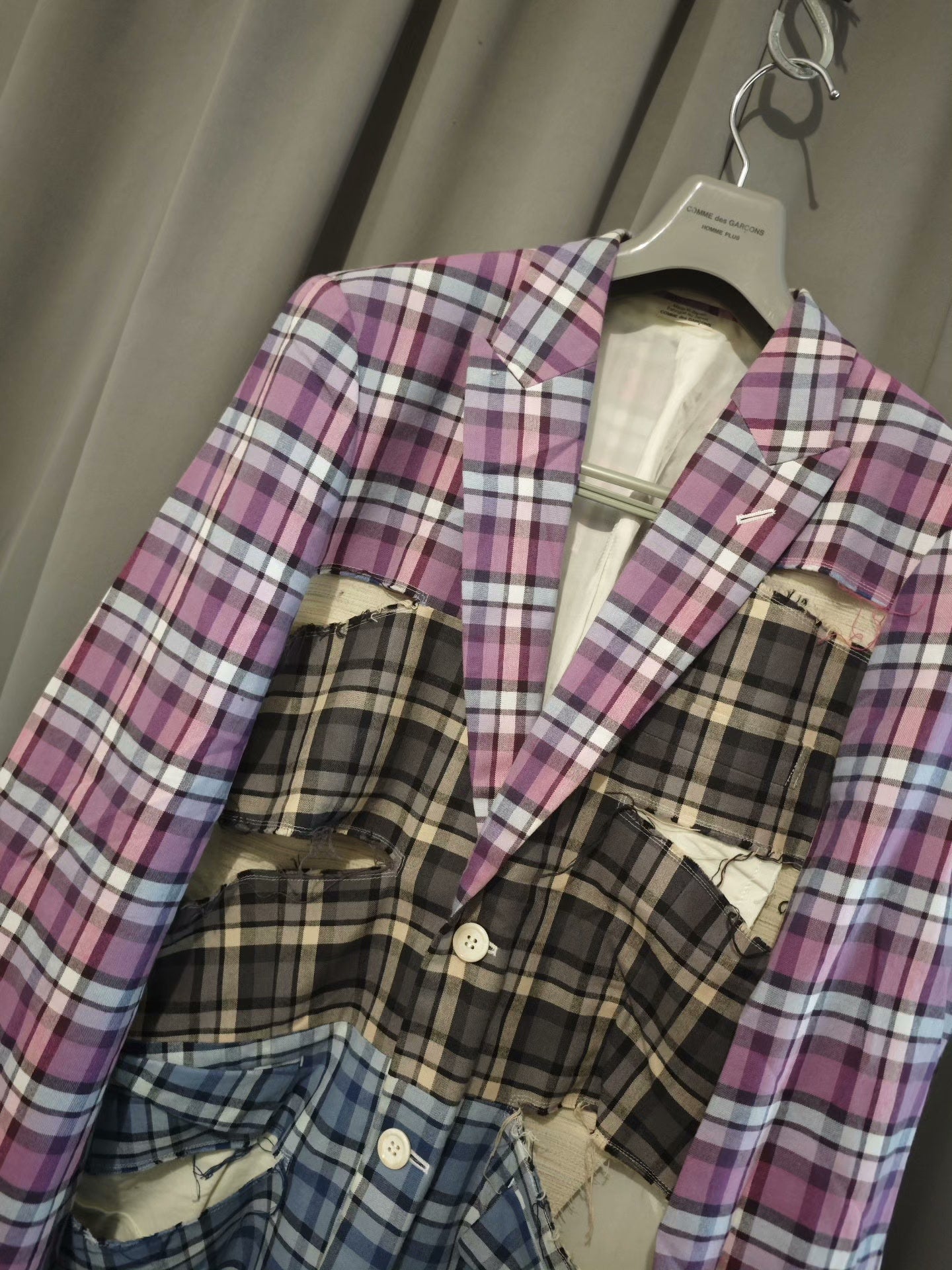 Comme des Garcons CDG Spring Summer Slit Loose Blazer
