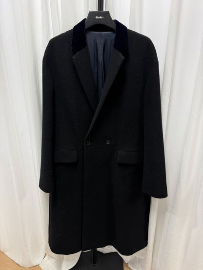 Kanye Inspired Velvet Collar Coat