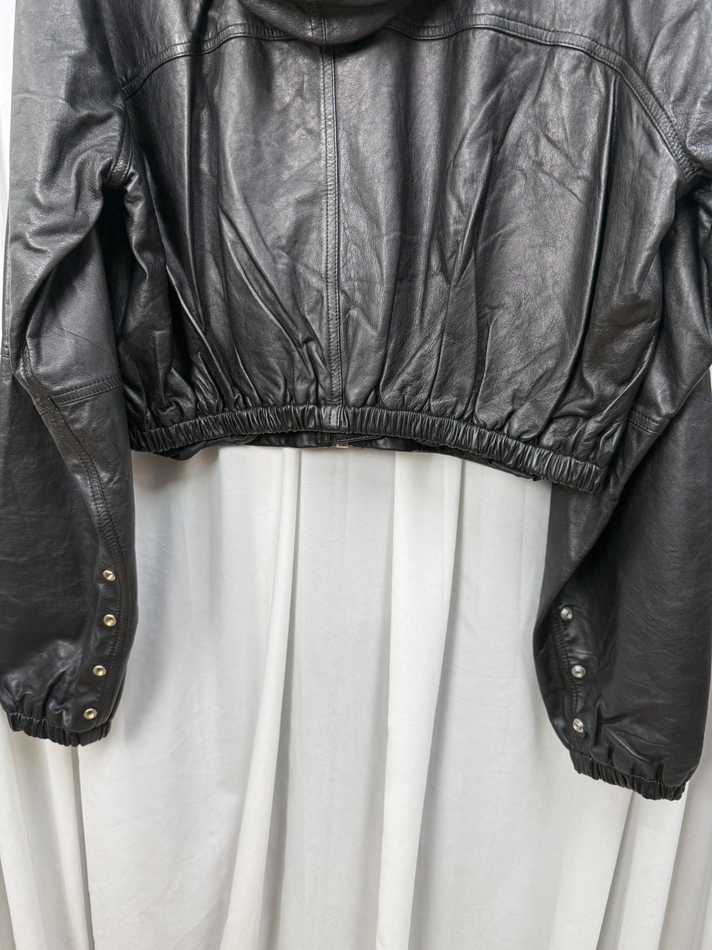 Rick Owens M65 Deconstructed Leather Jacket