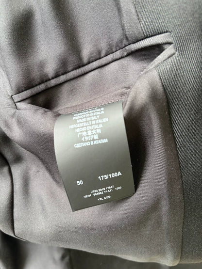 Saint Laurent Black Trimmed Blazer