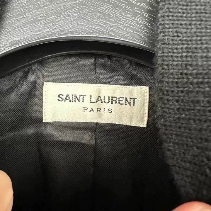 Saint Laurent SLP Gray Varsity Jacket