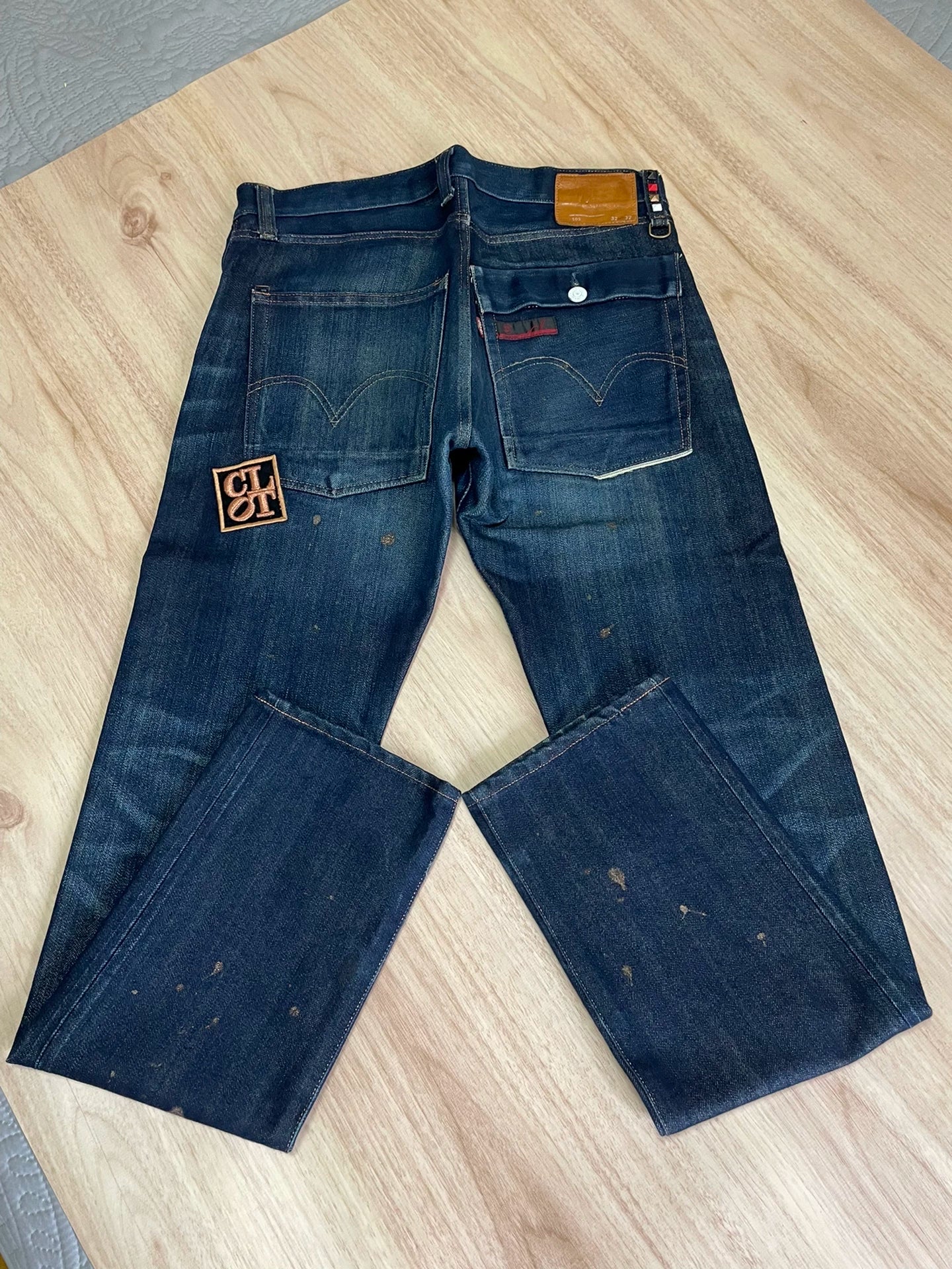CLOT x LEVIS 505 Copper Line Jeans