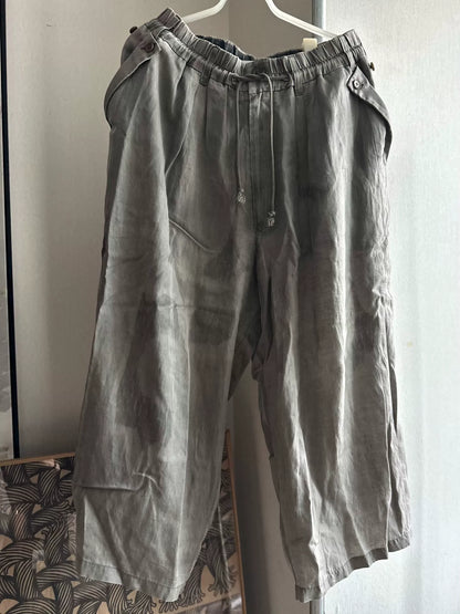 Yohji Yamamoto Main Line Silk Wide Pants