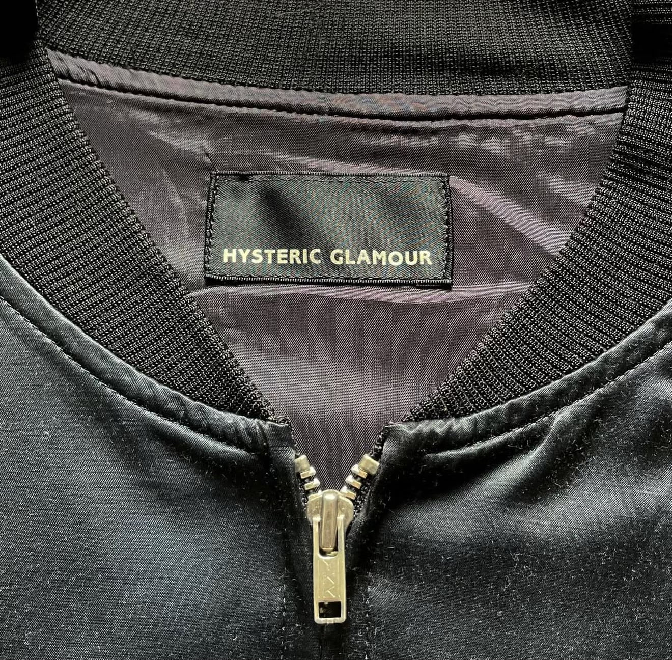 Vintage Hysteric Glamour Satin Bomber Jacket