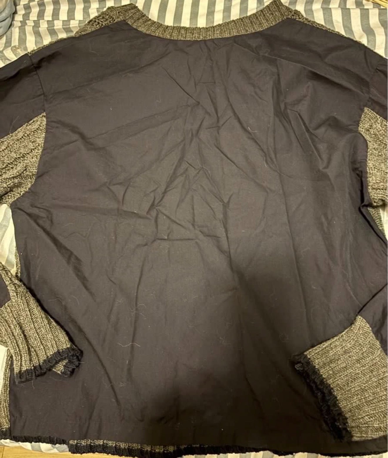 Y's Yohji Yamamoto Spliced Sweater