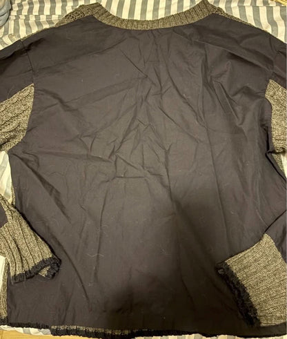 Y's Yohji Yamamoto Spliced Sweater
