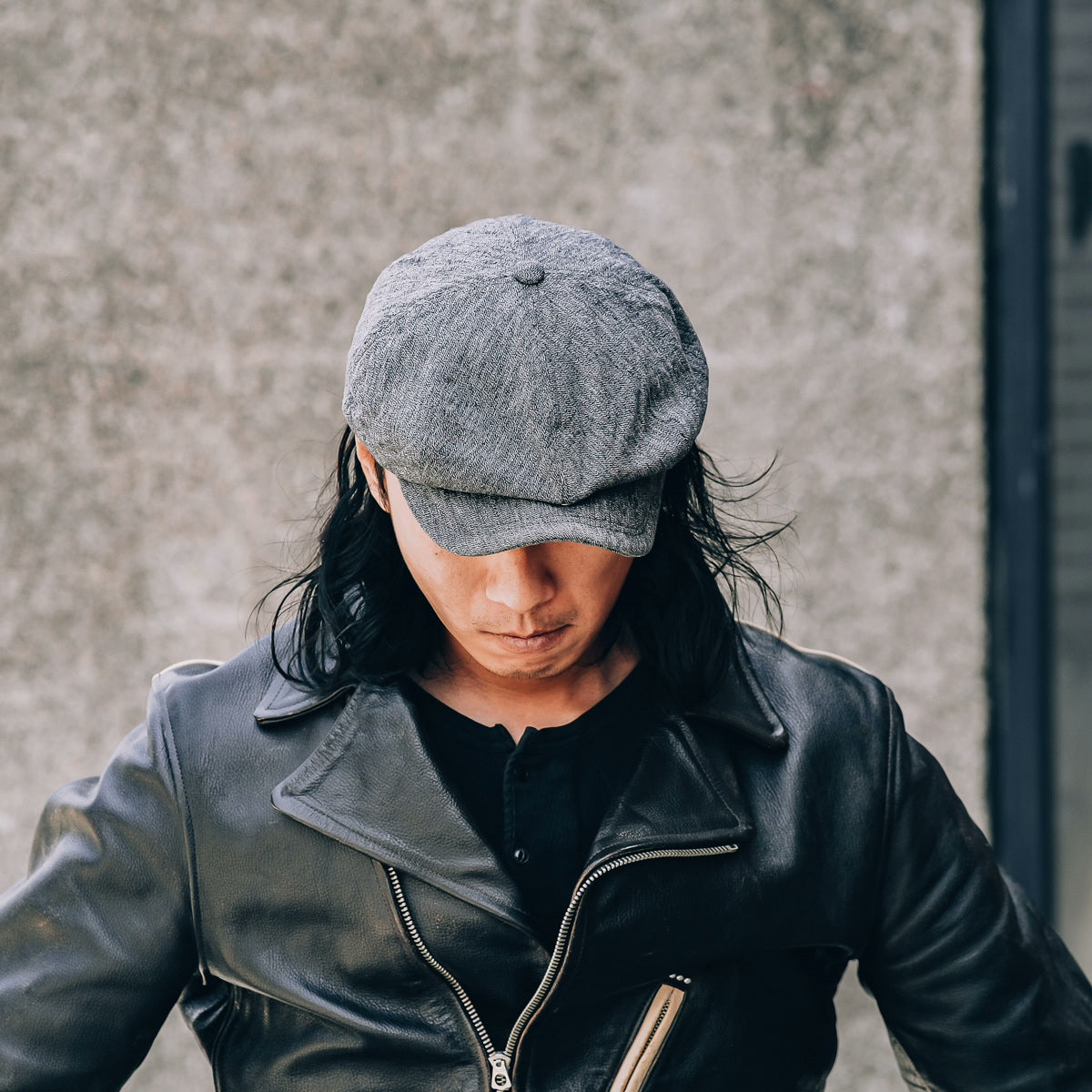 FRWHEELERS Pepper Salt Newsboy Cap