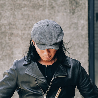 FRWHEELERS Pepper Salt Newsboy Cap