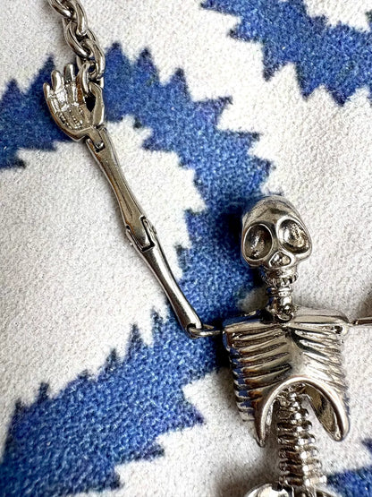 vivienne westwood skeleton necklace large size
