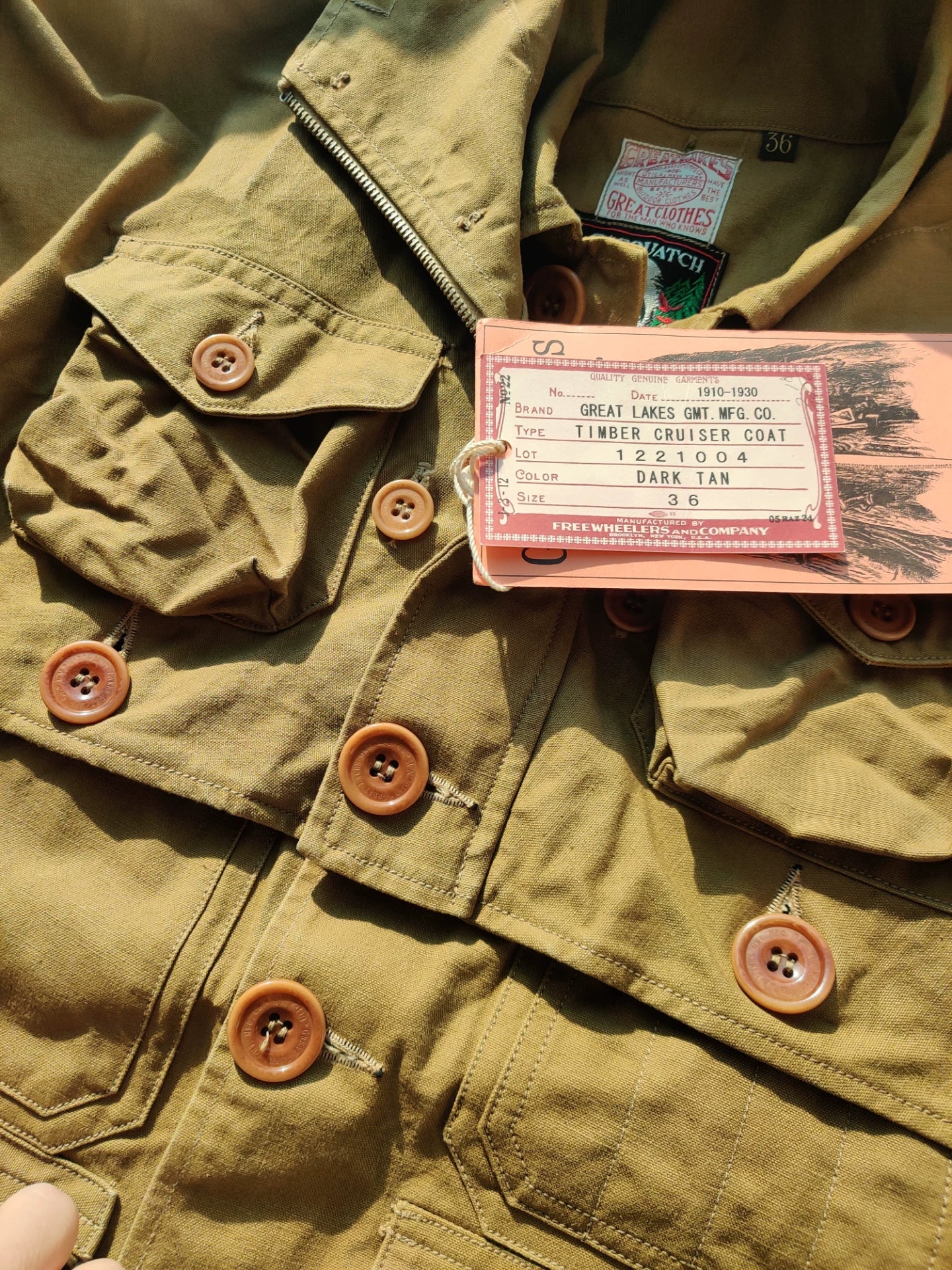 Freewheelers Timber Cruiser Coat 36