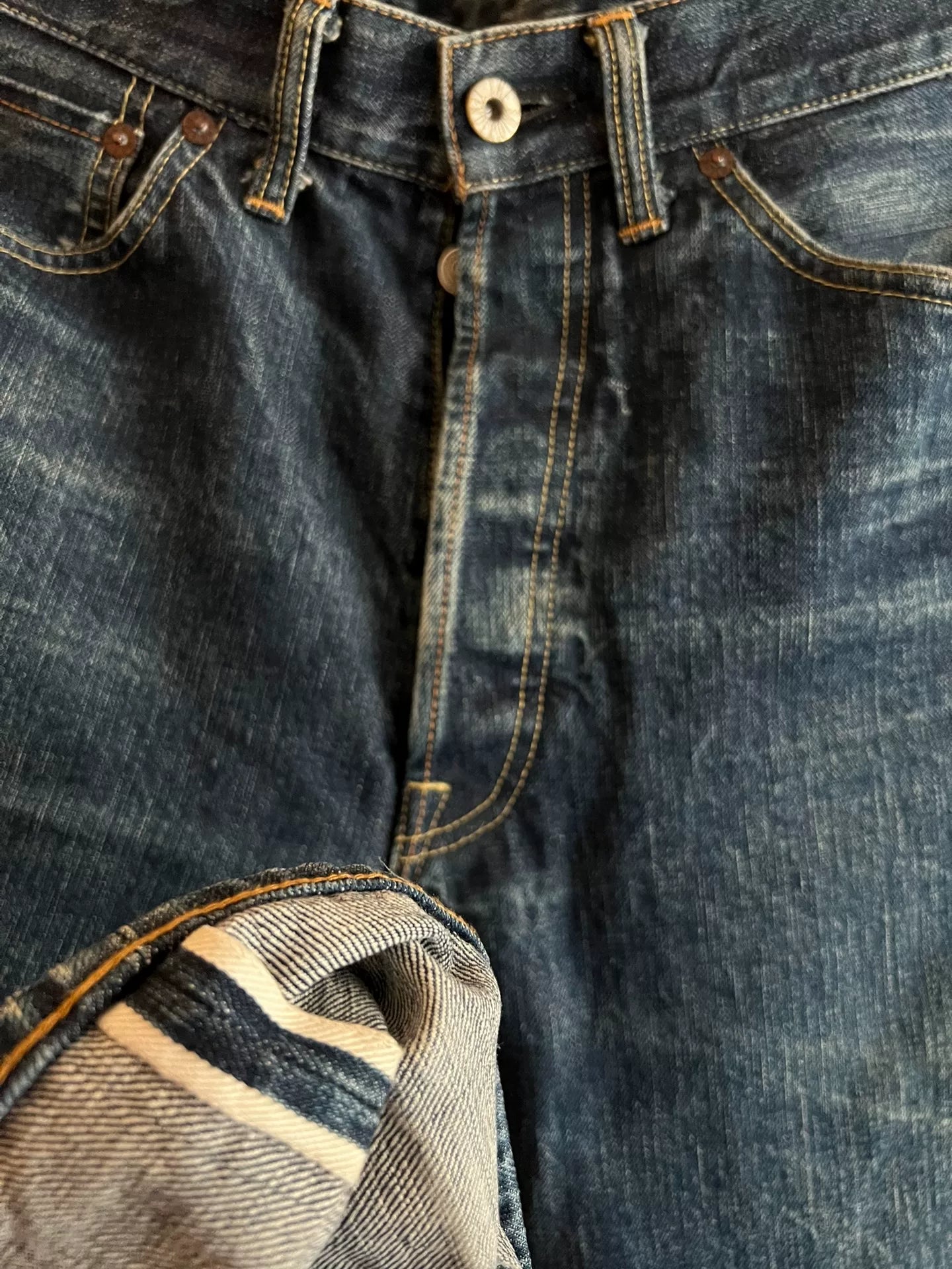 early model tenderloin red ear jeans