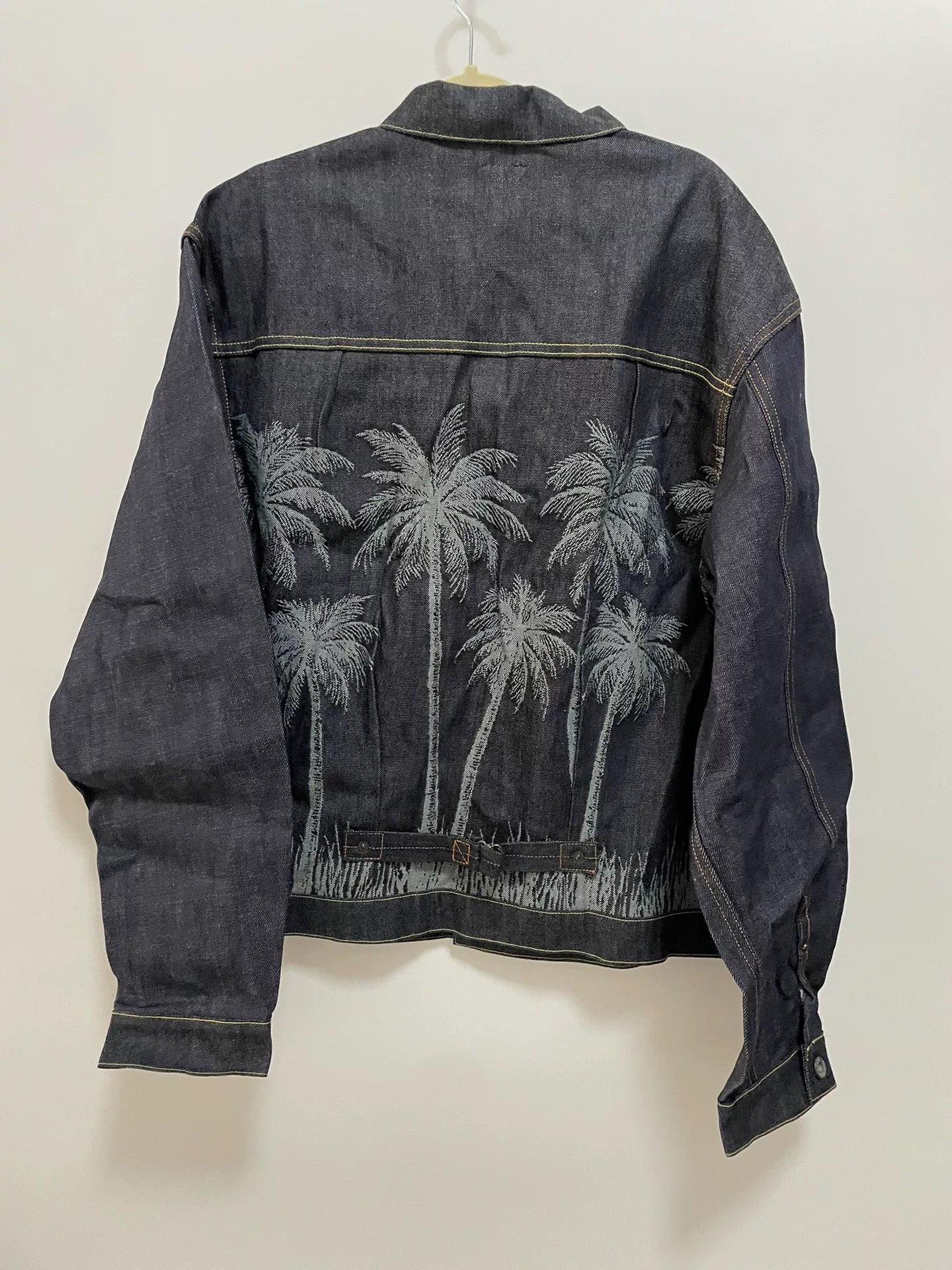 KAPITAL 22SS Palm Tree Jacquard Denim Jacket