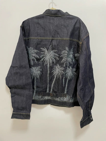 KAPITAL 22SS Palm Tree Jacquard Denim Jacket
