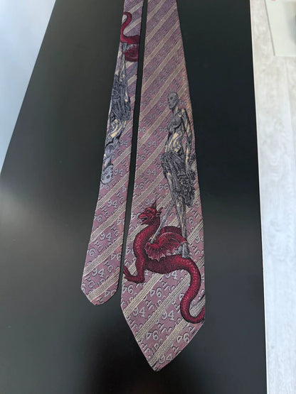 Jean Paul Gaultier Sci-fi Design Tie