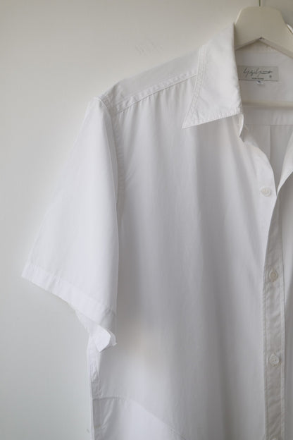 Yohji Yamamoto 22SS Back Button Short-Sleeve Shirt
