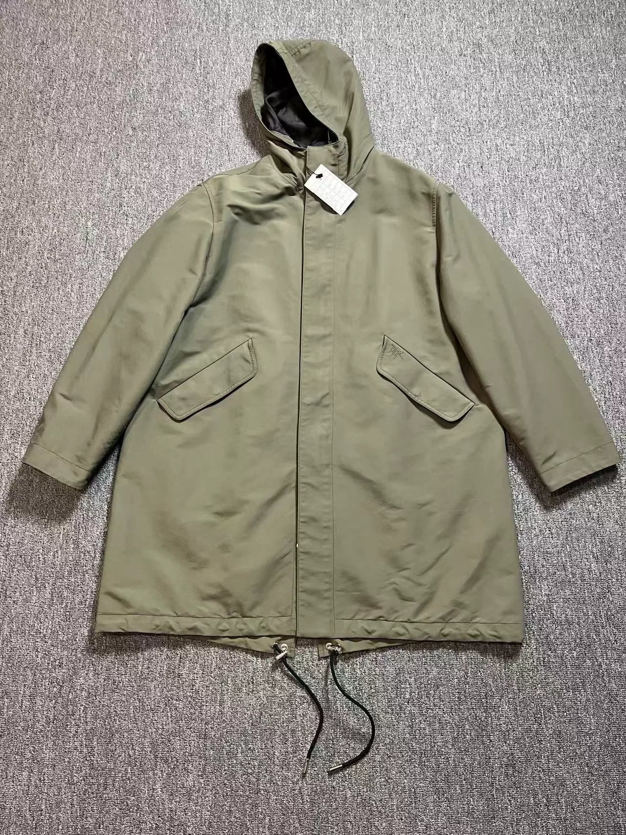 Dior Logo Print Men's Parka Jacket