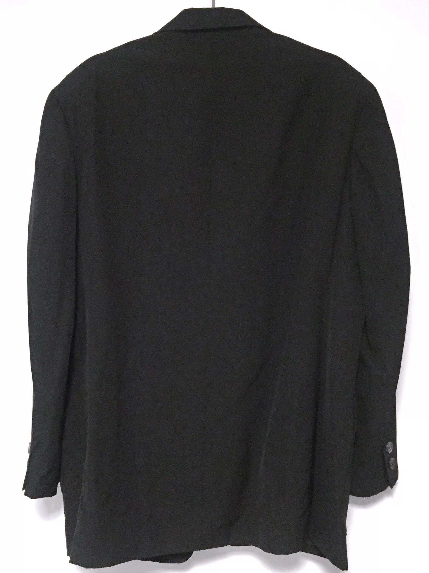 Yohji Yamamoto Y's Men Black Wool Coat