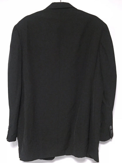 Yohji Yamamoto Y's Men Black Wool Coat