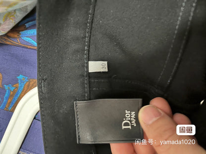 Dior Homme Black Denim Pants Size 30