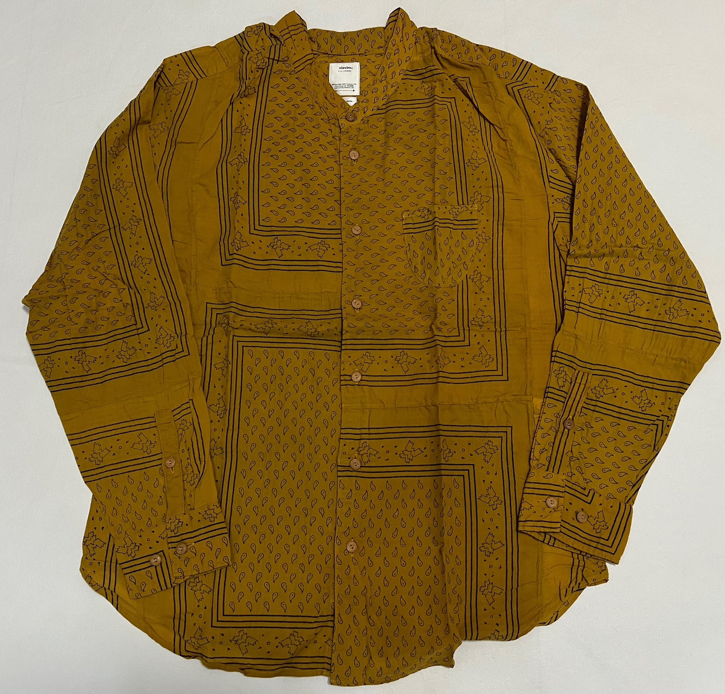 VISVIM 20SS KAFKA L/S BANDANA P.W.