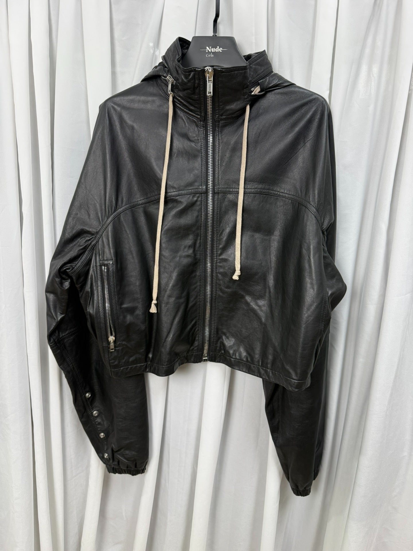 Rick Owens M65 Deconstructed Leather Jacket