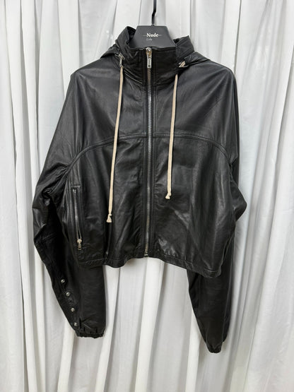 Rick Owens M65 Deconstructed Leather Jacket