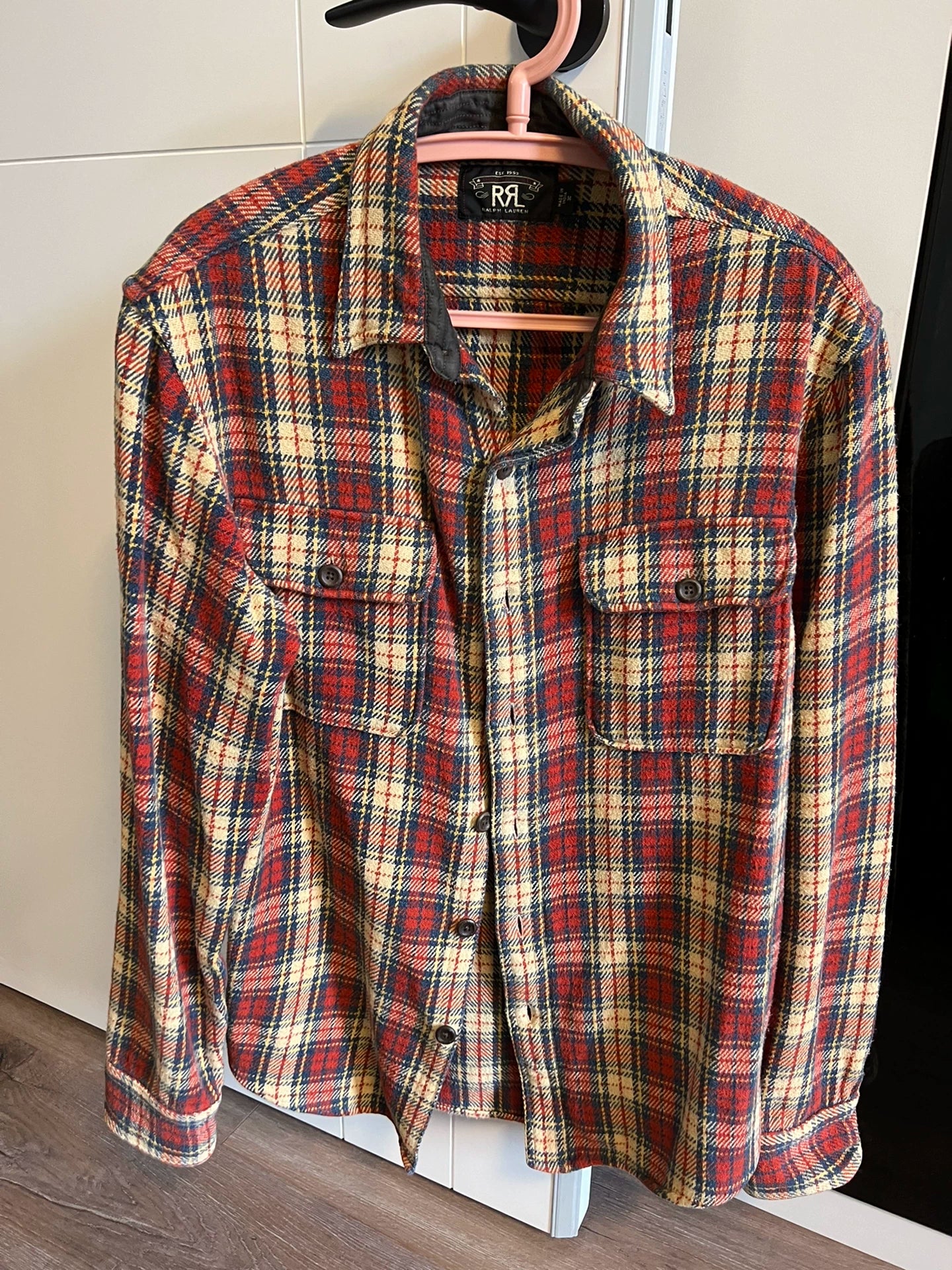 rrl patterned button-up shirt collection