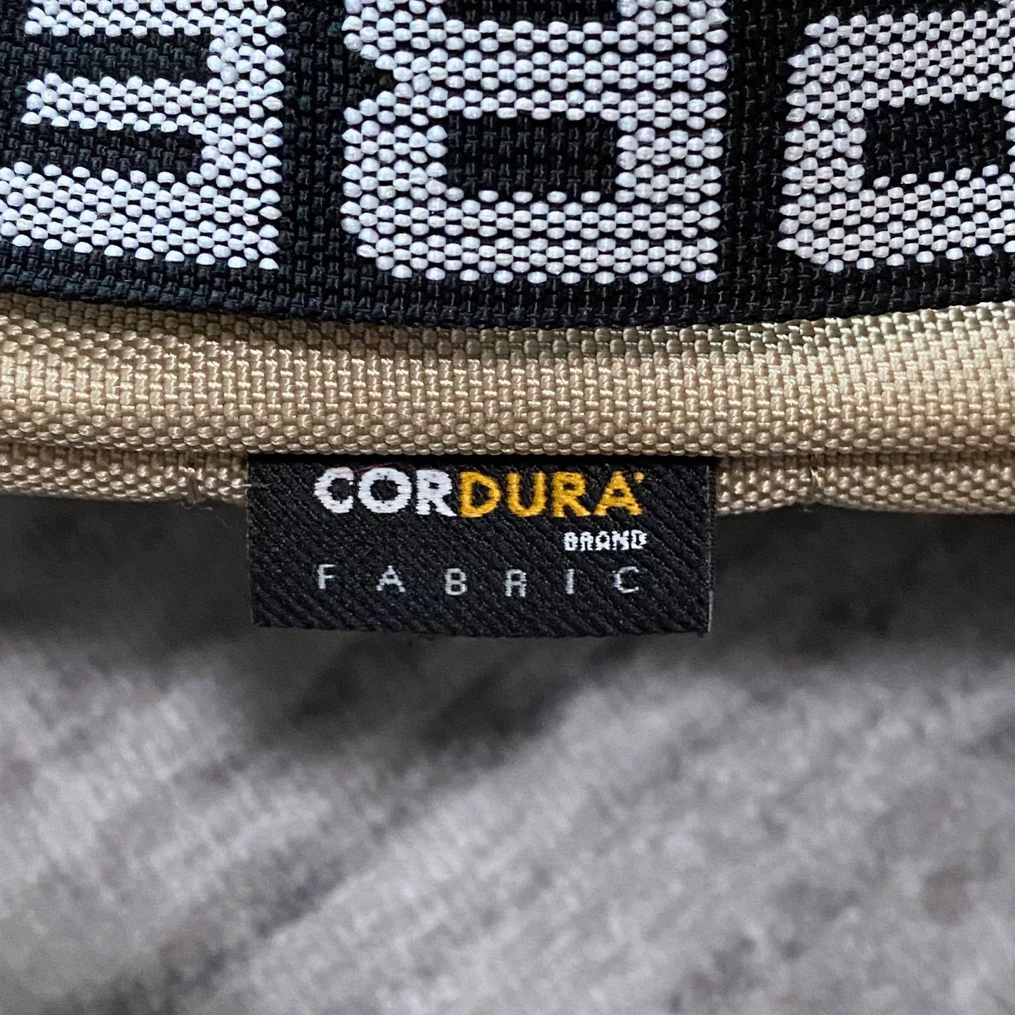 supreme khaki waist bag with shoulder strap