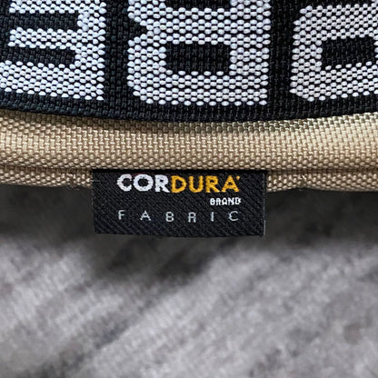 supreme khaki waist bag with shoulder strap