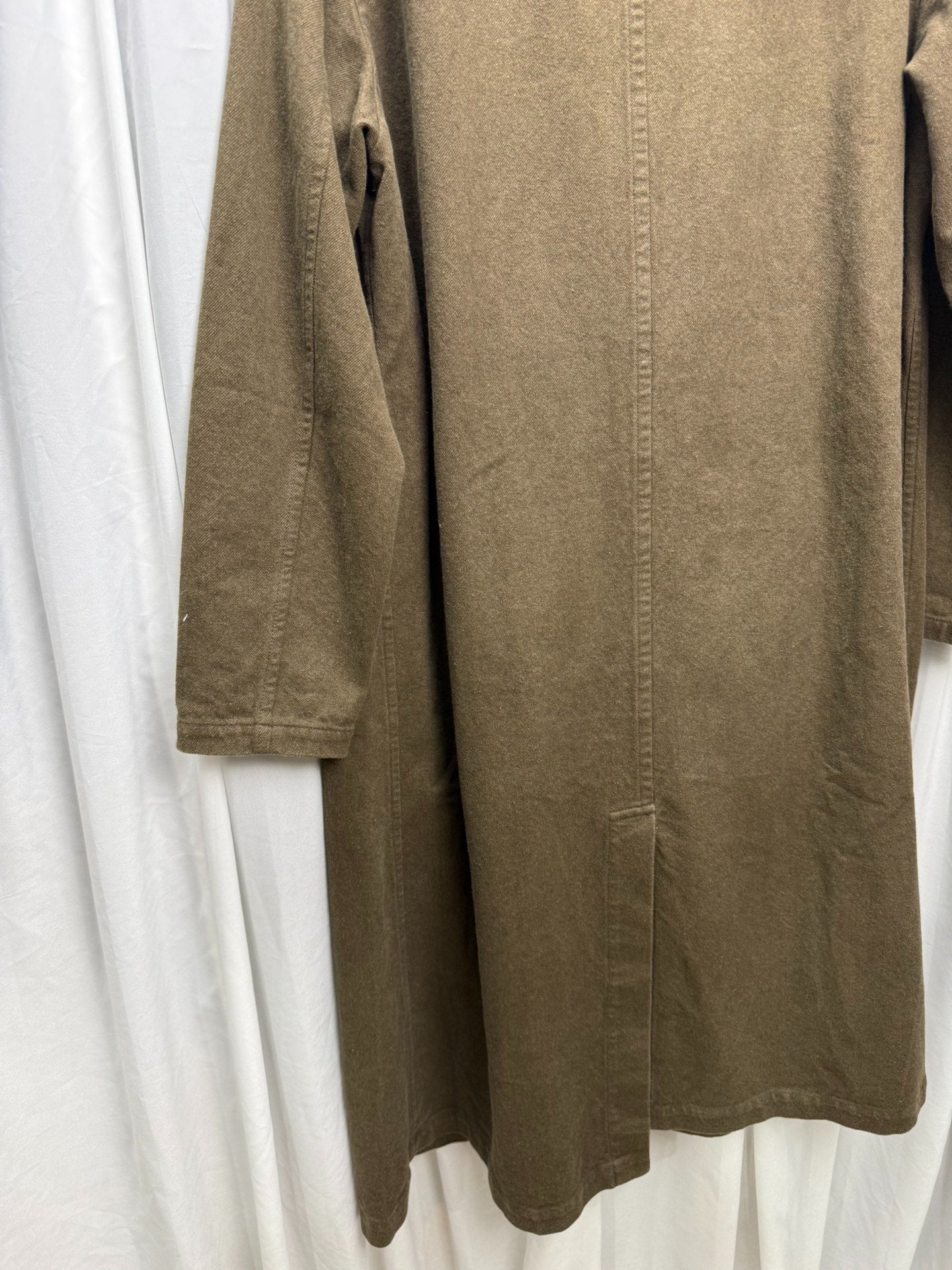 Yohji Yamamoto Y's Distressed Washed Coat