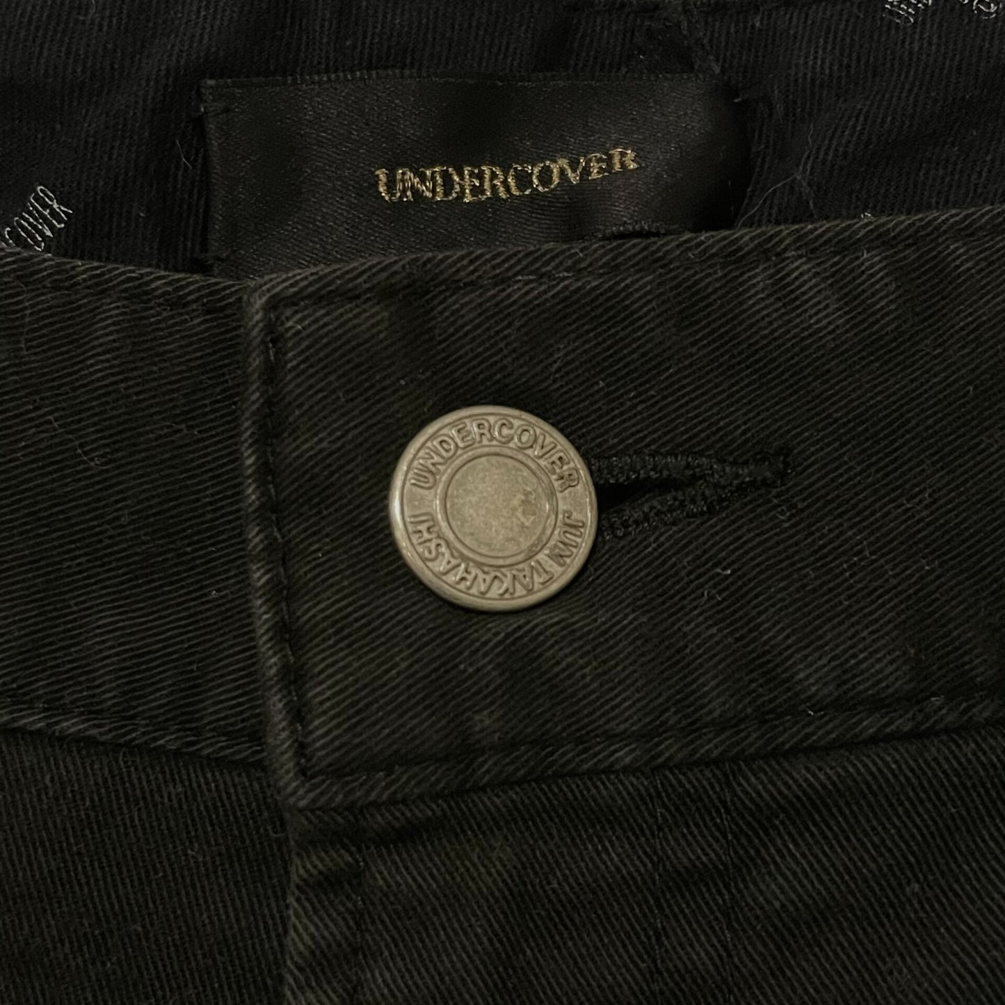 Undercover Distressed Black Denim Pants Size 5