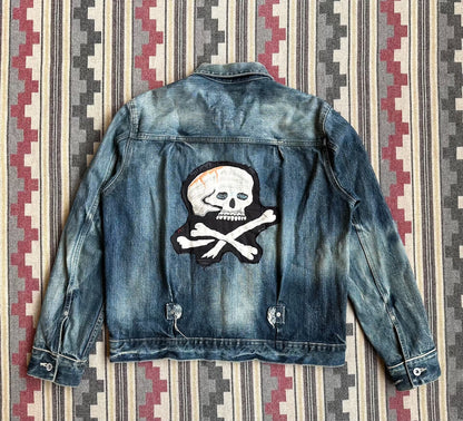 neighborhood x mr.porter savage denim jacket