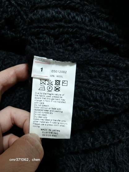 VISVIM 19AW GALWAY CREW HAND-KNIT