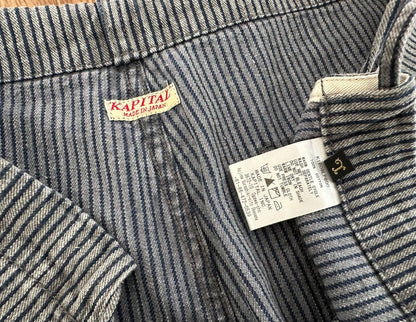 kapital vintage striped loose pants